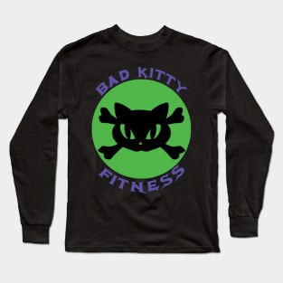 Bad Kitty Fitness Logo Long Sleeve T-Shirt